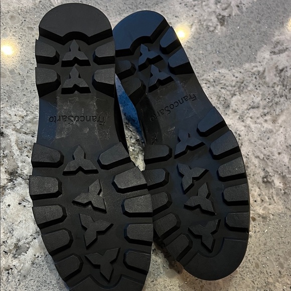 Franco Sarto Shiny Black Loafers - Picture 7 of 7